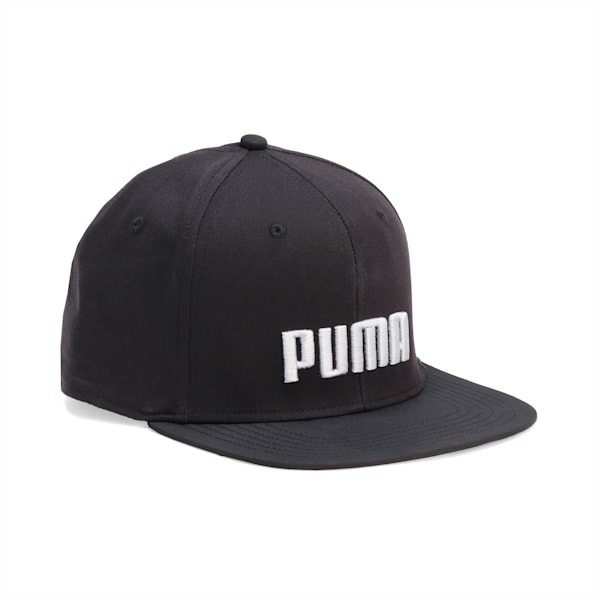 キッズ フラットブリム キャップ, PUMA Black-Cool Light Gray, extralarge-JPN
