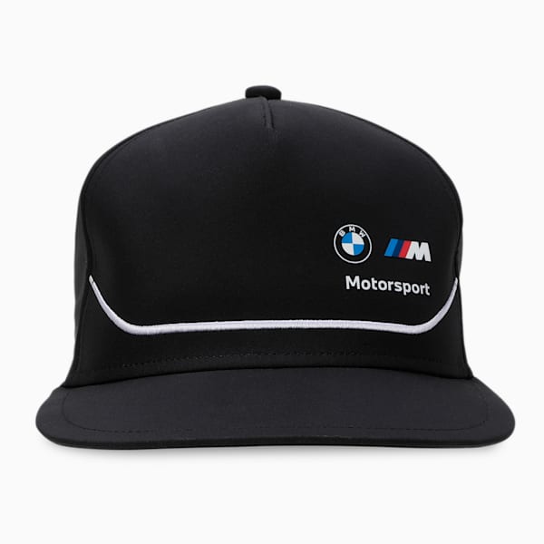 BMW M Motorsport Flat Brim Cap, PUMA Black, extralarge-IND