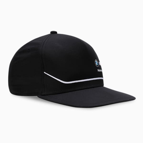 BMW M Motorsport Flat Brim Cap, PUMA Black, extralarge-IND