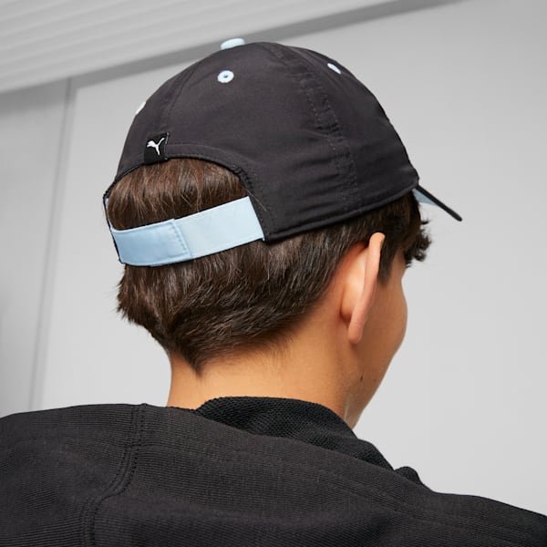 Mixmatch Pinch Panel Youth Cap, PUMA Black-Silver Sky-AOP, extralarge-IND