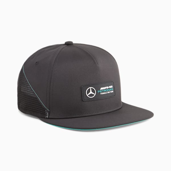 Mercedes-AMG PETRONAS Flat Brim Cap, PUMA Black, extralarge-GBR