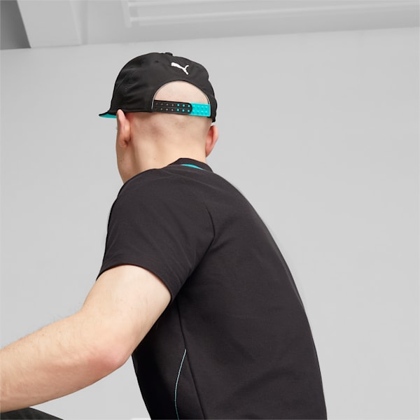 Gorra de visera plana Mercedes AMG PETRONAS, PUMA Black, extralarge
