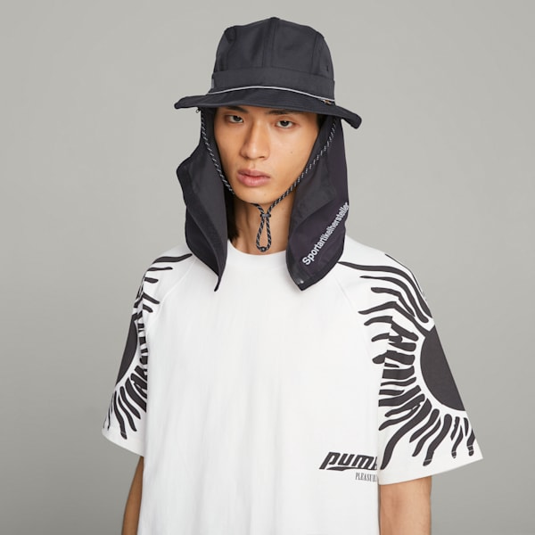 PUMA x PLEASURES Bucket Hat, PUMA Black, extralarge-GBR