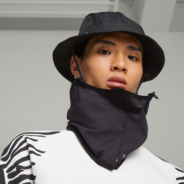 PUMA x PLEASURES Bucket Hat, PUMA Black, extralarge-GBR