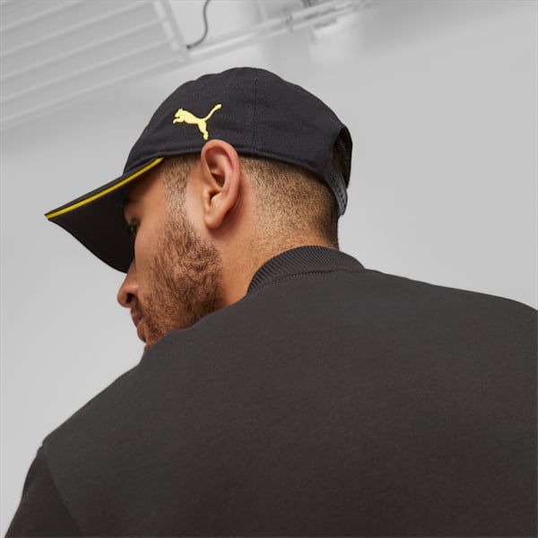 Borussia Dortmund Team Football Cap, PUMA Black-Cyber Yellow, extralarge-IND