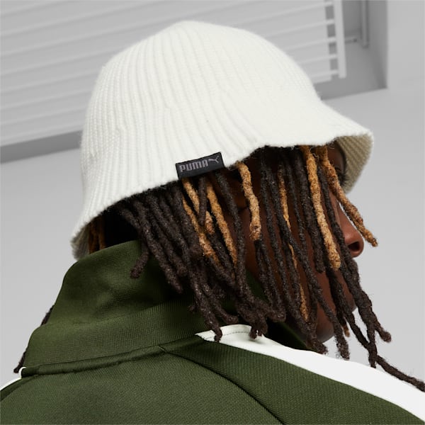 PRIME Knitted Bucket Hat, Warm White, extralarge