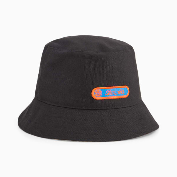 Clydes Closet Basketball Bucket Hat, PUMA Black, extralarge