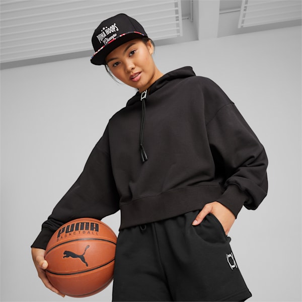 Pro Basketball Cap, PUMA Black-AOP, extralarge