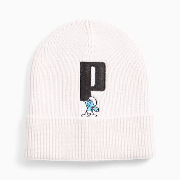 PUMA x THE SMURFS Unisex Beanie, Warm White, extralarge-IND