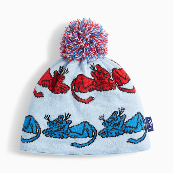 PUMA x NOAH Ski Beanie, Blue Wash-PUMA Navy, extralarge