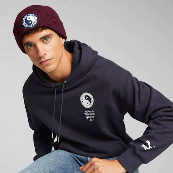 PUMA x STAPLE Unisex Beanie, Dark Jasper, extralarge-IND