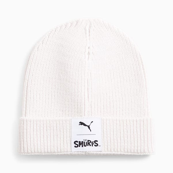 PUMA x THE SMURFS Youth Unisex Beanie, Warm White, extralarge-AUS