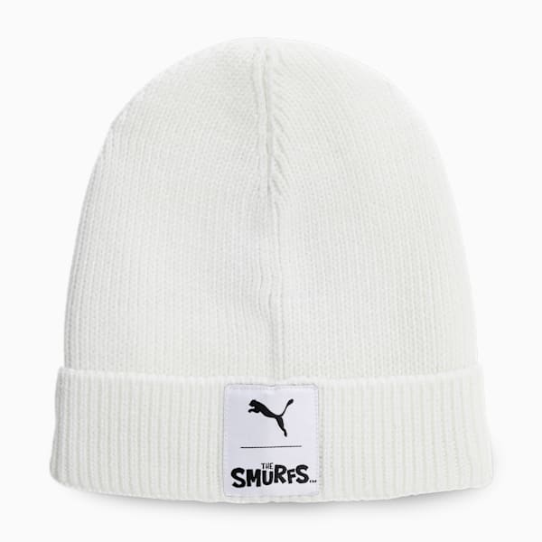 PUMA x THE SMURFS Youth Unisex Beanie, Warm White, extralarge-IND
