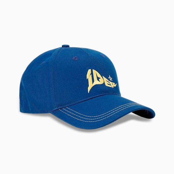 PUMAx1DER Unisex Core V2 Cap, Blazing Blue-Sun Ray Yellow, extralarge-IND