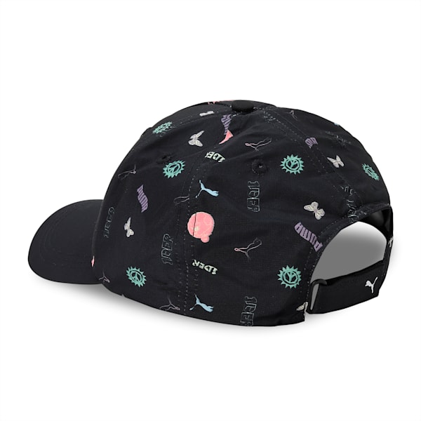 PUMAx1DER Graphic Unisex Cap, PUMA Black-AOP, extralarge-IND