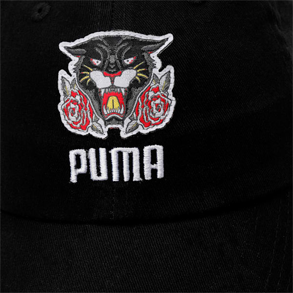 PUMAx1DER Stylised Unisex Cap, PUMA Black-AOP, extralarge-IND
