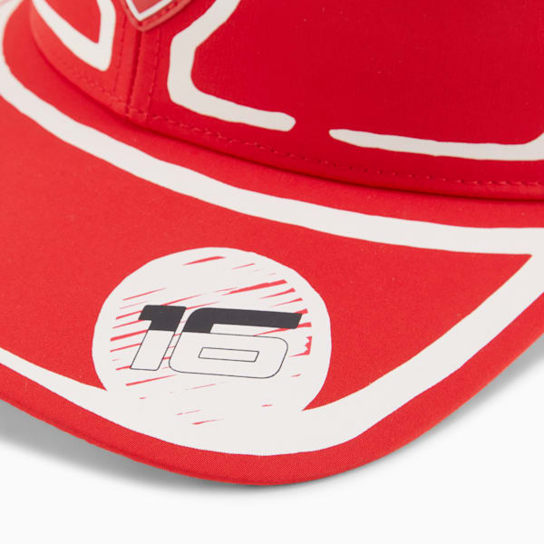 Gorra SCUDERIA FERRARI x JOSHUA VIDES Charles Leclerc, Rosso Corsa, extralarge