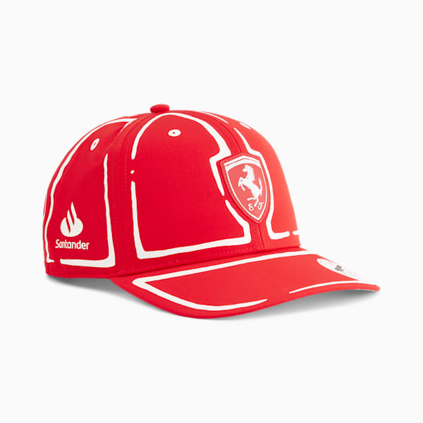 Gorra SCUDERIA FERRARI x JOSHUA VIDES Charles Leclerc, Rosso Corsa, extralarge