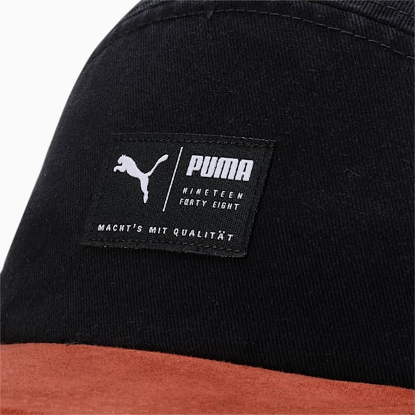 Skate 5 Panel Unisex Cap, PUMA Black-Teak, extralarge-IND