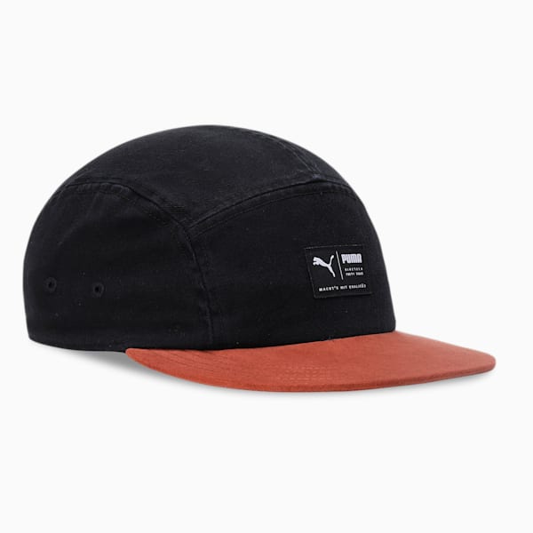 Skate 5 Panel Unisex Cap, PUMA Black-Teak, extralarge-IND