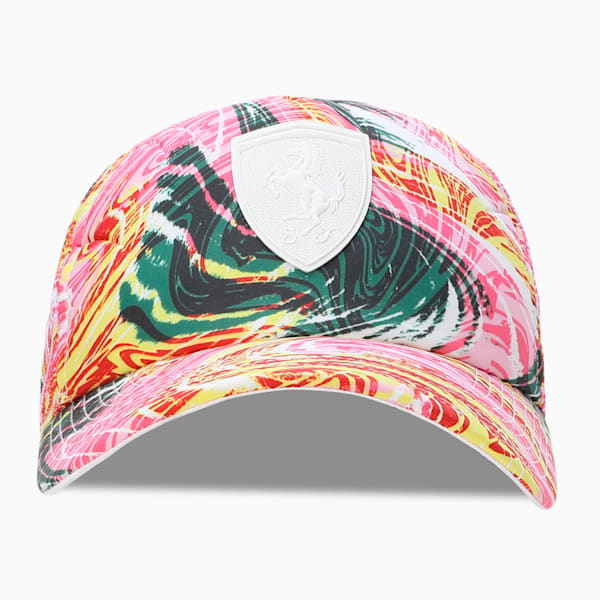 Scuderia Ferrari Race Crew Unisex Baseball Cap, Pink Lilac-AOP, extralarge-IND