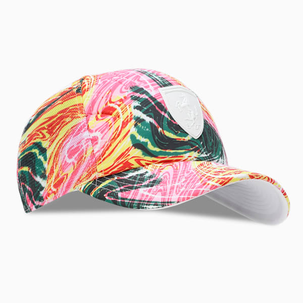 Scuderia Ferrari Race Crew Unisex Baseball Cap, Pink Lilac-AOP, extralarge-IND