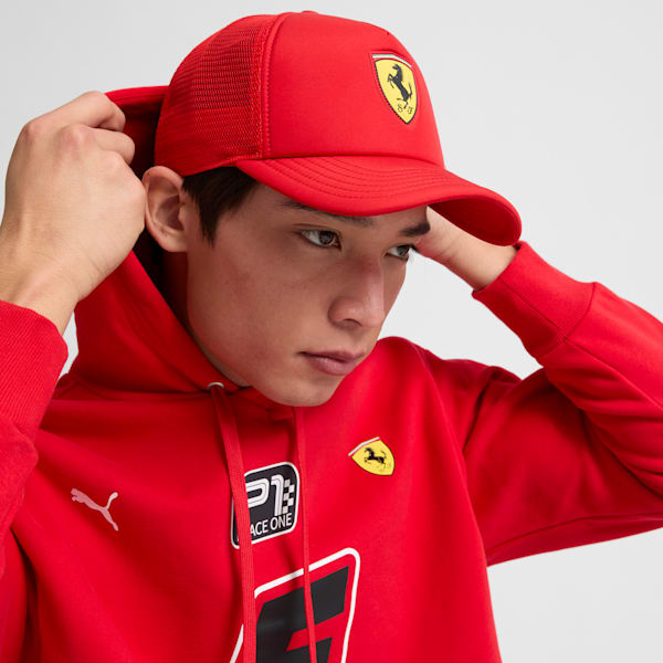 Gorra con malla Scuderia Ferrari Race, Rosso Corsa, extralarge