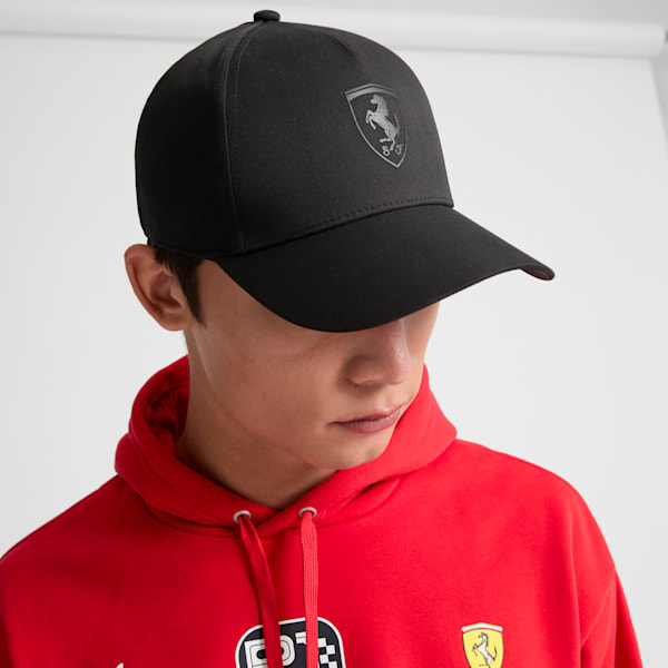 Scuderia Ferrari Style Baseball Cap, PUMA Black, extralarge