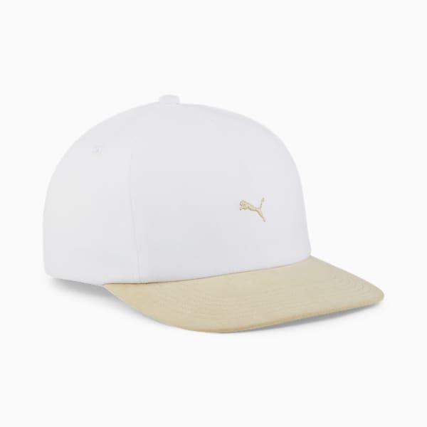 Gorra de visera plana MMQ, PUMA White-Putty, extralarge
