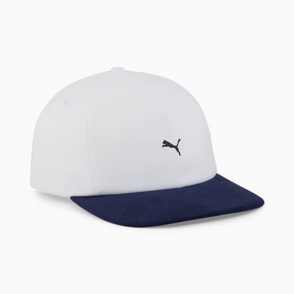 MMQ Flat Brim Cap, PUMA White-PUMA Black, extralarge