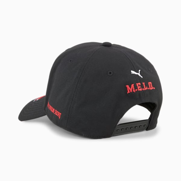 LaMelo LC Unisex Basketball Cap, PUMA Black-AOP, extralarge-AUS