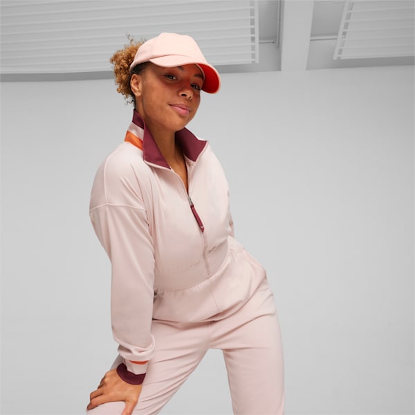 PUMA x lemlem Women's Training Fleece Cap, Rose Quartz, extralarge-AUS