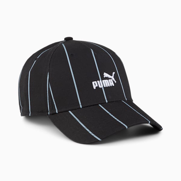 ESS + Squad Baseball Cap, PUMA Black-PUMA White, extralarge