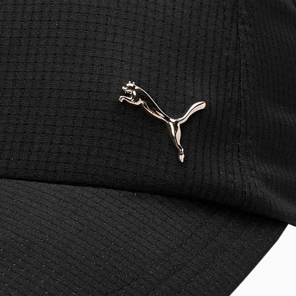 Classics Gold Metal Cat Unisex Cap, Puma Black, extralarge-IND