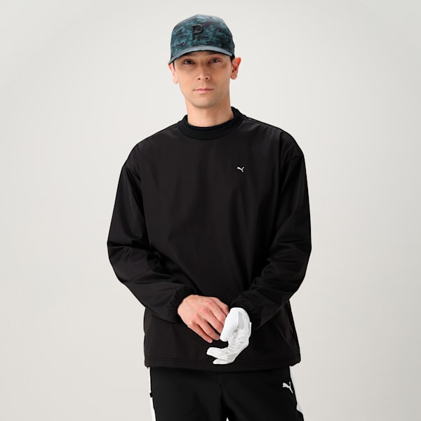 メンズ ゴルフ カモ テック P スナップバック キャップ, PUMA Black-Strong Gray, extralarge-JPN