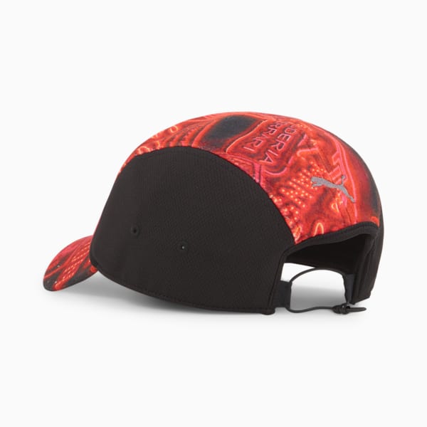 Scuderia Ferrari Race Neon Energy Baseball Hat, PUMA Black-AOP, extralarge
