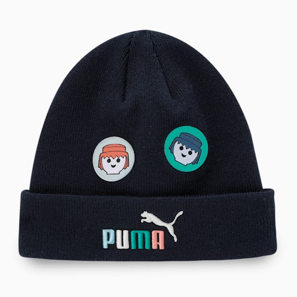 PUMA x PLAYMOBIL® Kid's Beanie, Club Navy, extralarge-IND