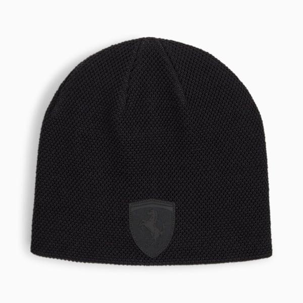 Scuderia Ferrari Style Motorsport Unisex Beanie, Puma Black, extralarge-IND