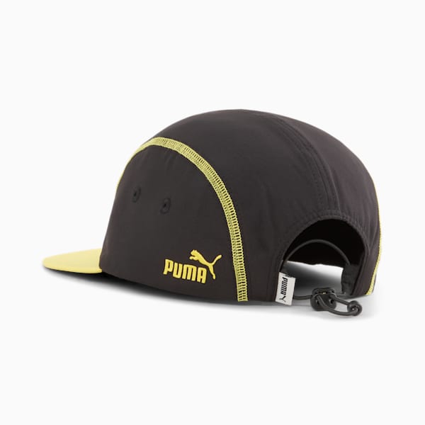 ユニセックス ドルトムント ステートメント 5 パネル キャップ, PUMA Black-Faster Yellow, extralarge-JPN