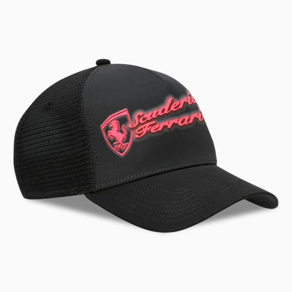 Scuderia Ferrari Race Neon Energy Motorsport Trucker Cap, PUMA Black-AOP, extralarge-IND