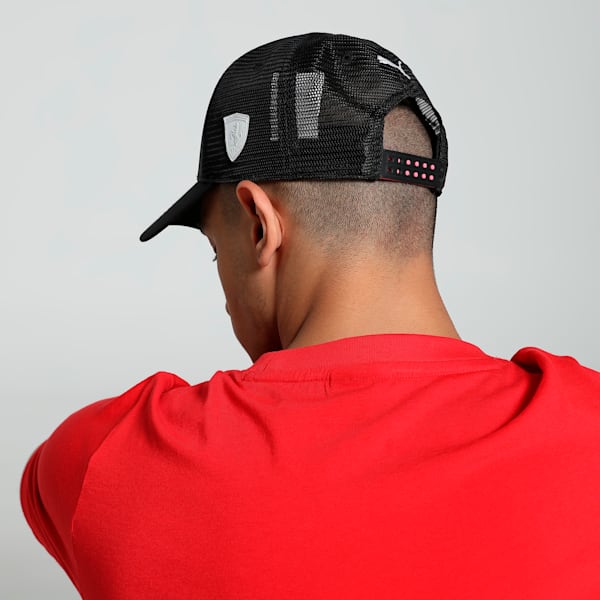 Scuderia Ferrari Race Neon Energy Motorsport Trucker Cap, PUMA Black-AOP, extralarge-IND