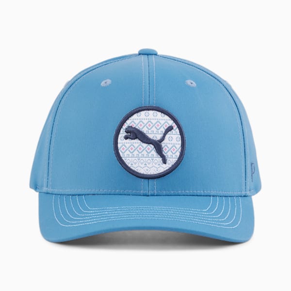 Fairisle Tech Cap, Blue Horizon, extralarge