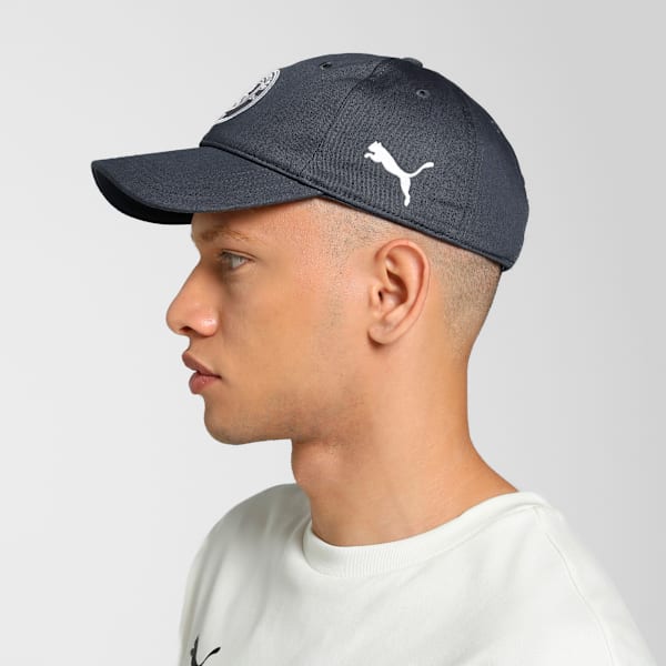Manchester City ftblESSENTIALS Football Cap, Galactic Gray-PUMA White, extralarge-IND