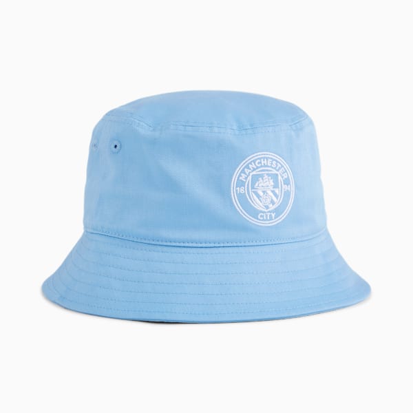ユニセックス マンチェスターシティ FC ESS バケットハット, Team Light Blue-PUMA White, extralarge-JPN