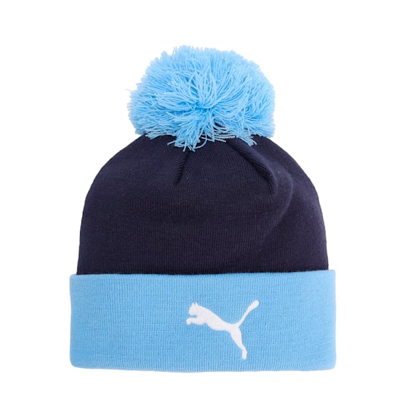 ユニセックス マンチェスター シティFC ESS ポムポム ビーニー, PUMA Navy-Team Light Blue, extralarge-JPN