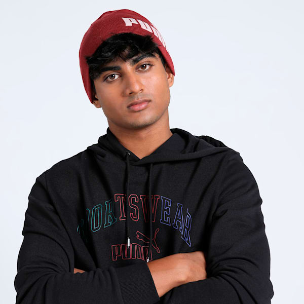 Cuffless Beanie, Intense Red, extralarge-IND