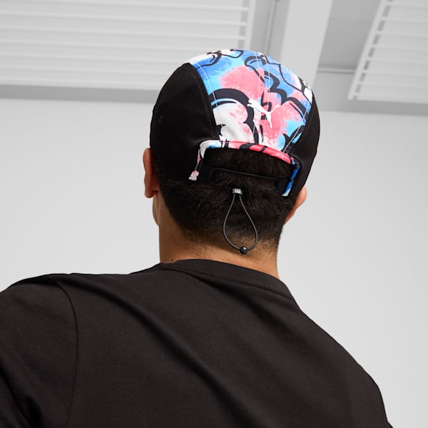 BMW M Motorsport Neon Energy Baseball Hat, PUMA Black-AOP, extralarge
