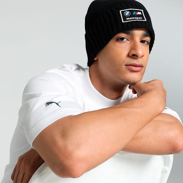 BMW M Motorsport Classic Cuff Beanie, PUMA Black, extralarge-IND