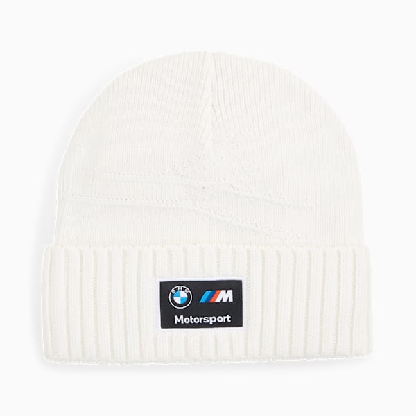 BMW M Motorsport Classic Cuff Beanie, PUMA White, extralarge