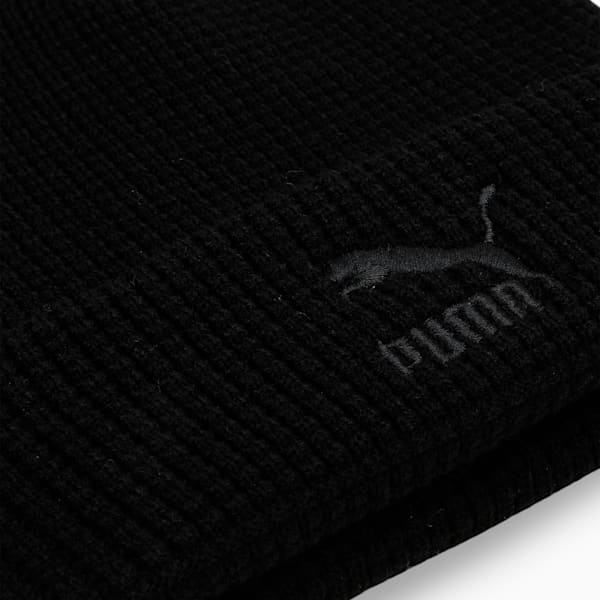 Classics Mid Fit Unisex Beanie, Puma Black, extralarge-IND